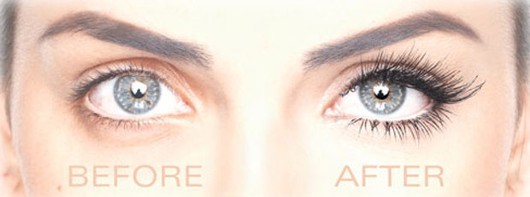 Lashes Before and After